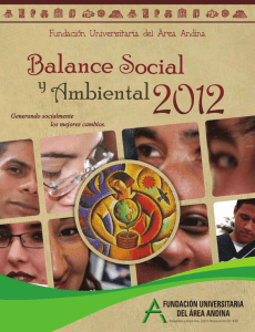 BALANCE SOCIAL Y AMBIENTAL 2012 - View Report