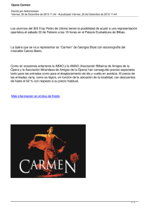 Opera Carmen