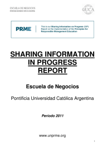 Sharing Information on Progress Report 2010 - 2011 - View Report
