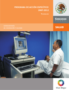 Programa de Acción Específico2007-2012 Telesalud pdf, 1.62Mb