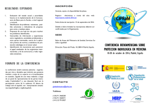 Flyer about the conference - in Spanish pdf, 471kb