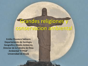 Grandes religiones y conservacion ambiental