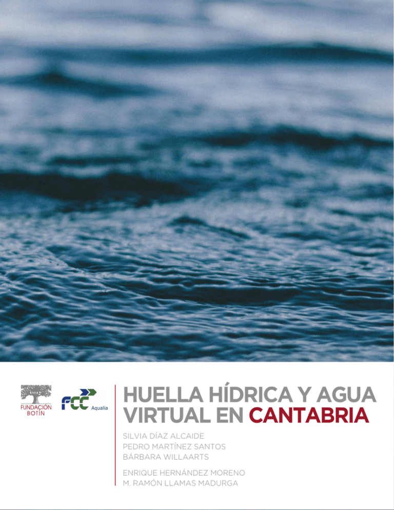 Huella H Drica Y Agua Virtual En Cantabria