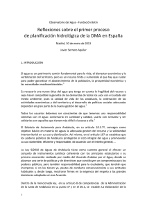 Reflexiones&nbsp;sobre&nbsp;el&nbsp;primer&nbsp;proceso&nbsp; de&nbsp;planificaci&oacute;n&nbsp;hidrol&oacute;gica&nbsp;de&nbsp;la&nbsp;DMA&nbsp;en&nbsp;Espa&ntilde;a&nbsp;