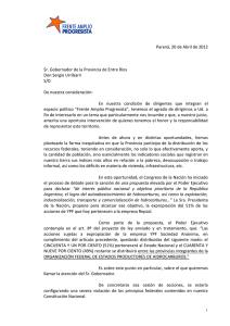 Descargar Carta dirigida al gobernador Sergio Urribarri