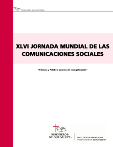 XLVI JORNADA MUNDIAL DE LAS COMUNICACIONES SOCIALES