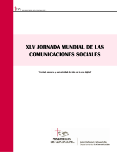 JORNADA MUNDIAL DE LAS XLV XLV    JORNADA MUNDIAL