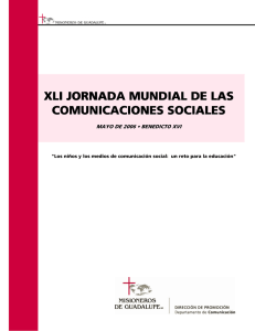 XLI XLI JORNADA MUNDIAL JORNADA MUNDIAL JORNADA MUNDIAL DE