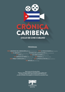 Crónica caribeña, ciclo de cine cubano de la Fundación Botín