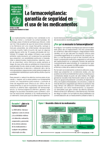 La farmacovigilancia: garant&iacute;a de seguridad en el uso de los medicamentos L