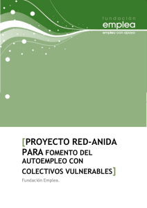 [ ] PROYECTO RED-ANIDA PARA