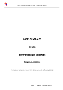    BASES GENERALES    DE LAS 