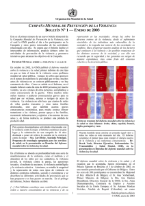 Newsletter 1 Spanish pdf, 172kb