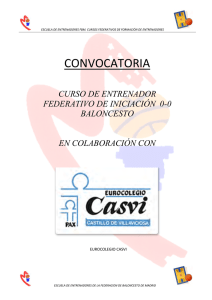 CONVOCATORIA CURSO DE ENTRENADOR FEDERATIVO DE INICIACIÓN  0-0