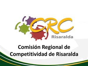 Comisi n Regional de Competitividad.