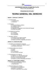 1.- Teoría General del Derecho - Dr. Portela