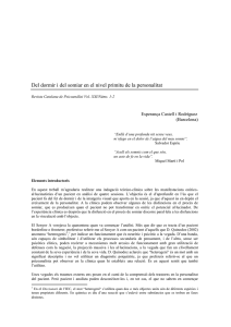 Del dormir i del somiar en el nivell primitiu de la personalitat. 2004. Vol. XXI/N&uacute;m. 1-2, pp. 7-40