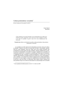 Cultura postmoderna i sexualitat.2008.Vol.XXV/Núm.1,pp.51-66