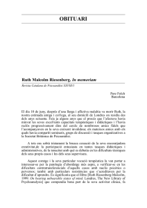 En memòria de Ruth M. Riesenberg. 2011. Vol.XXVIII/Núm.1, pp.159-160