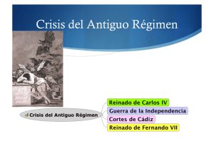 Crisis del Antiguo Régimen