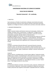 Derecho Comercial I - Dr. Luchinsky