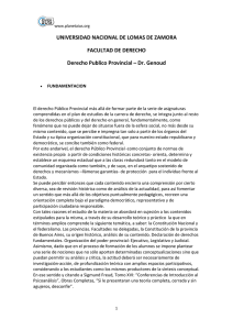 Derecho Publico Provincial - Dr. Genoud