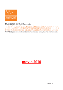 Comienza la tercera edición del "MOV-S", cita internacional de la danza y de las artes del movimiento en el Museo Reina Sofía