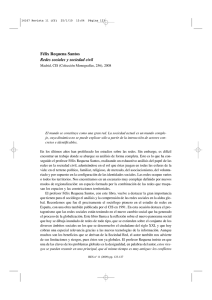 FÉLIX REQUENA SANTOS, Redes sociales y sociedad civil, por Marta Ortega Gaspar