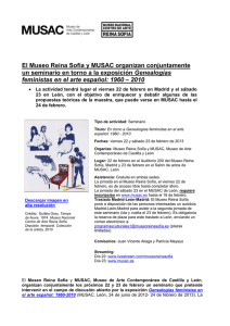 Nota Seminario Genealogías feministas en el arte español: 1960 – 2010
