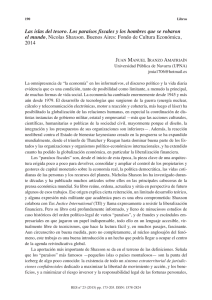 Las islas del tesoro. Los paraísos fiscales y los hombres que se robaron el mundo, NICOLAS SHAXSON , por Juan Manuel Iranzo Amatriaín