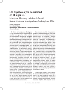 Los españoles y la sexualidad en el siglo XXI, de Luis Ayuso Sánchez y Livia García Faroldi