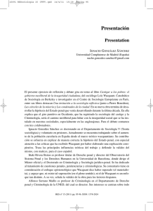 Presentación / Presentation , por Ignacio González Sánchez
