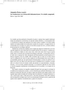 ALEJANDRO PORTES (coord.), Las instituciones en el desarrollo latinoamericano. Un estudio comparado , por Luis Ayuso Sánchez