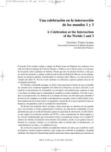Una celebración en la intersección de los mundos 1 y 3 / A Celebration at he Intersection of the Worlds 1 and 3 , por Cristóbal Torres Albero