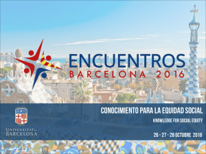 X Conferencia Encuentros Barcelona 2016