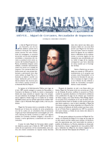 Miguel de Cervantes, recaudador de impuestos.