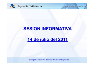 Sesión informativa julio 2011