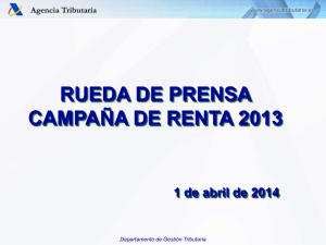 01-04-2014 NP Renta 2013 Presentación rueda prensa