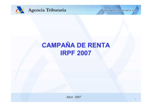 Campaña de Renta 2007