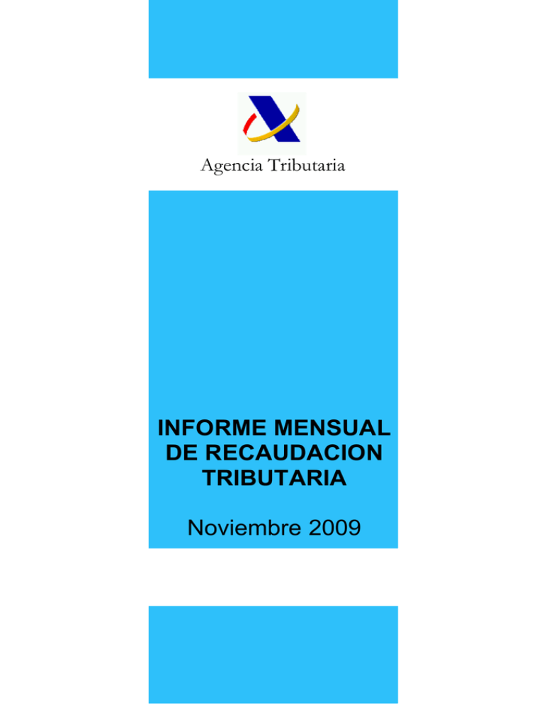 INFORME MENSUAL DE RECAUDACION TRIBUTARIA