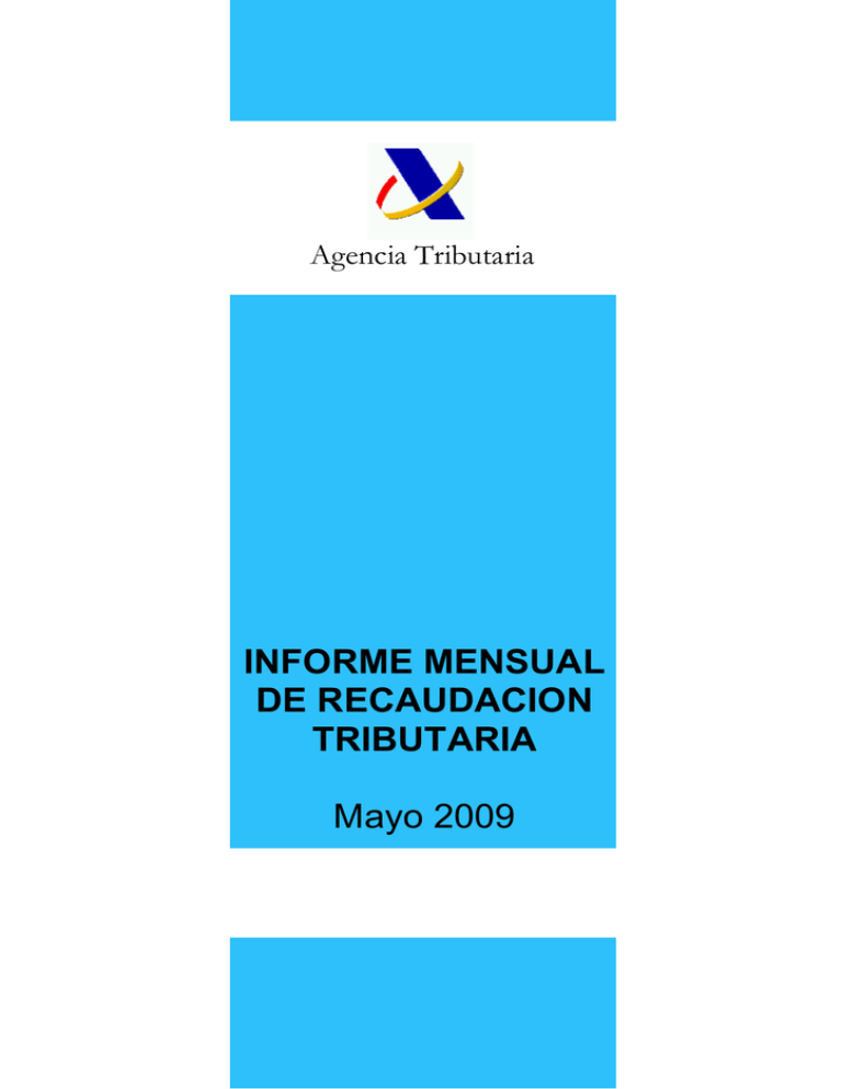 INFORME MENSUAL DE RECAUDACION TRIBUTARIA