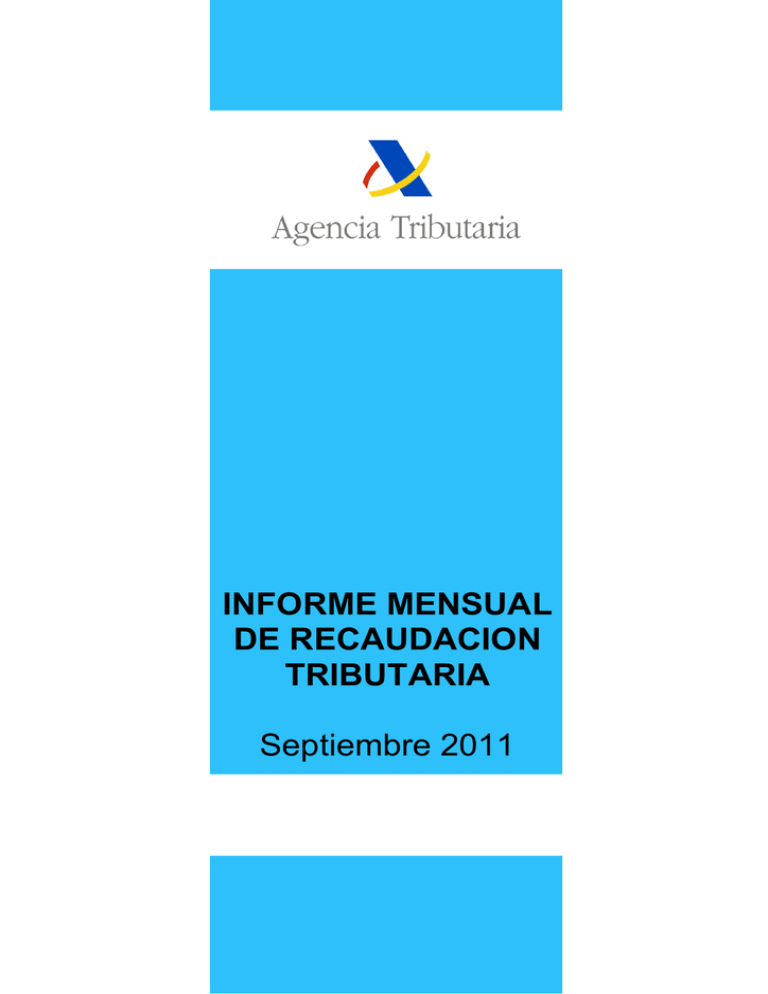 INFORME MENSUAL DE RECAUDACION TRIBUTARIA