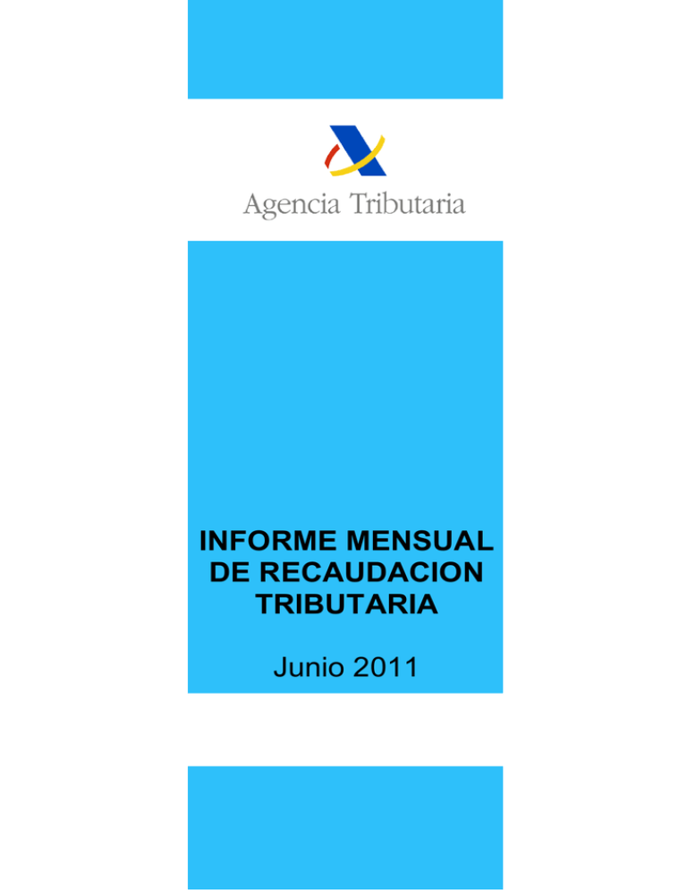 INFORME MENSUAL DE RECAUDACION TRIBUTARIA