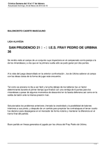 SAN PRUDENCIO 21   -   I.E.S. FRAY PEDRO DE... 36