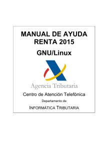 Manual de Ayuda técnica para la descarga e instalación del programa de Renta 2015 (Linux)