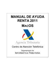 Manual de Ayuda técnica para la descarga e instalación del programa de Renta 2011 (Macintosh)