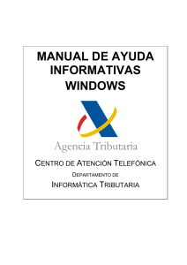 Manual de ayuda Informativas 2014 en Windows