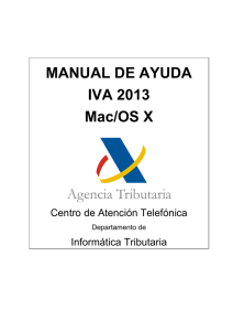 Manual de ayuda técnica IVA 2013 (modelo 390) en Macintosh