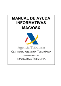 Manual de ayuda Informativas 2012 en Macintosh