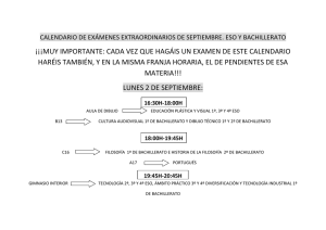 ¡¡¡MUY IMPORTANTE: CADA VEZ QUE HAGÁIS UN EXAMEN DE ESTE... HARÉIS TAMBIÉN, Y EN LA MISMA FRANJA HORARIA, EL DE...